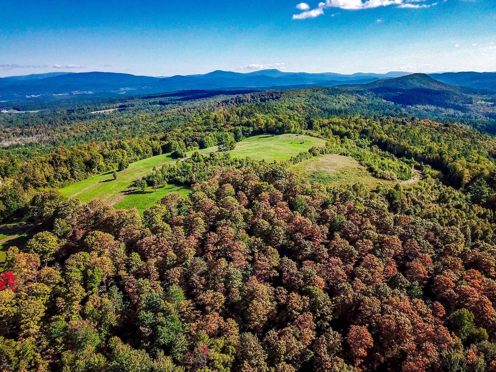 scenic aerial image of landscape